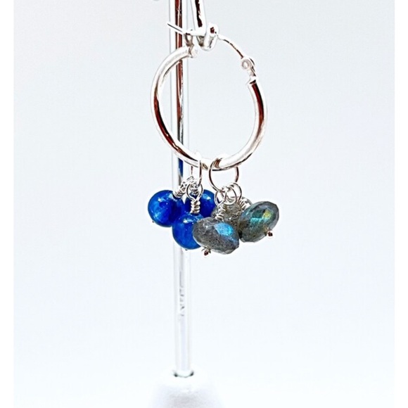 Starter Set Hoop Charms in Sterling Silver or Gold Filled Hoops & 5 Pairs Charms - Picture 6 of 9